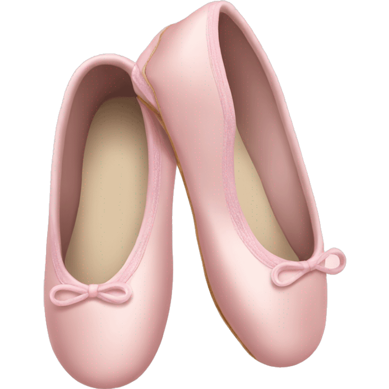 Pale pink ballet shoes emoji