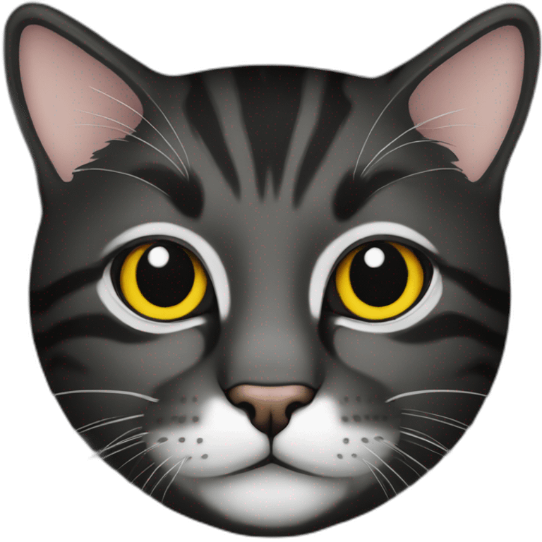 Cat blck emoji