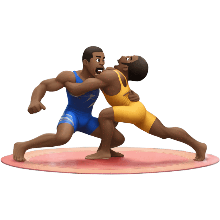 Wrestling  emoji