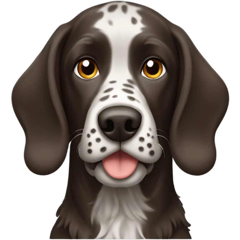 Wired Haired German Pointer emoji