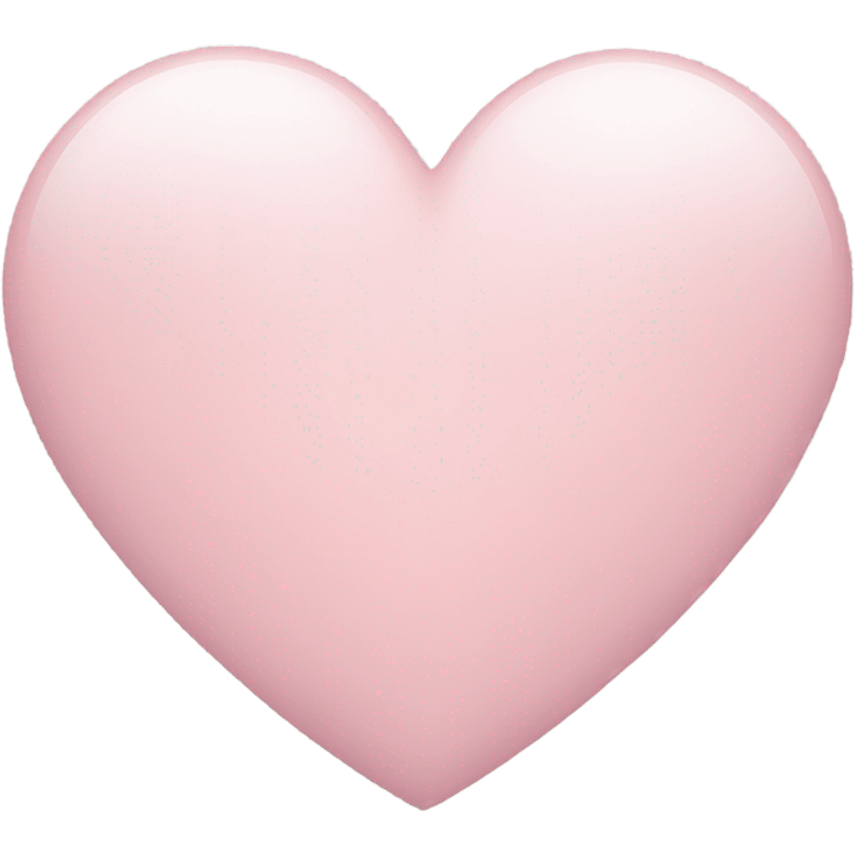 Light pink heart emoji