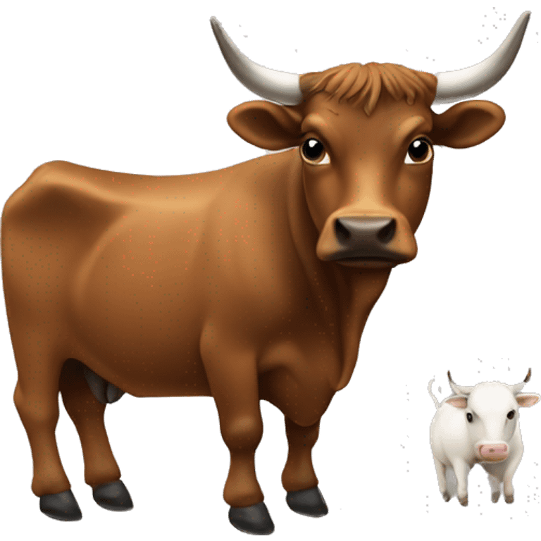 Texas and a steer emoji