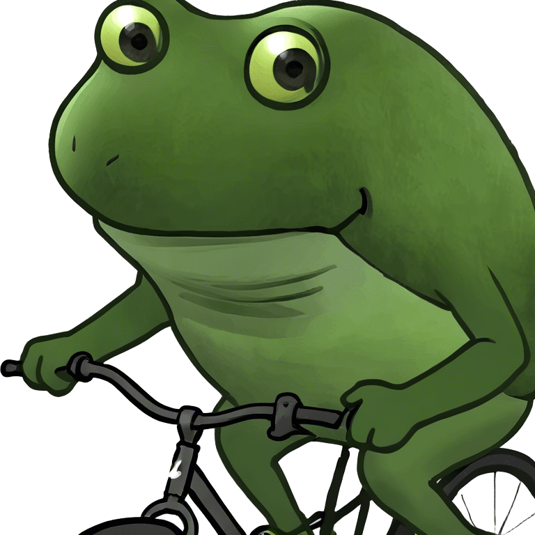 bufo riding a bike emoji