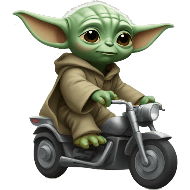 baby yoda riding big foot emoji