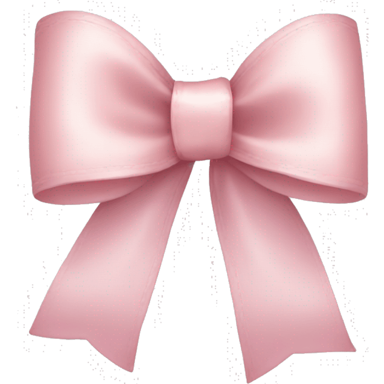 light pink ribbon bow emoji