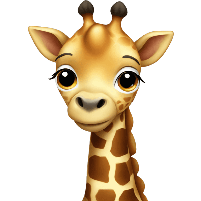 Baby giraffe emoji