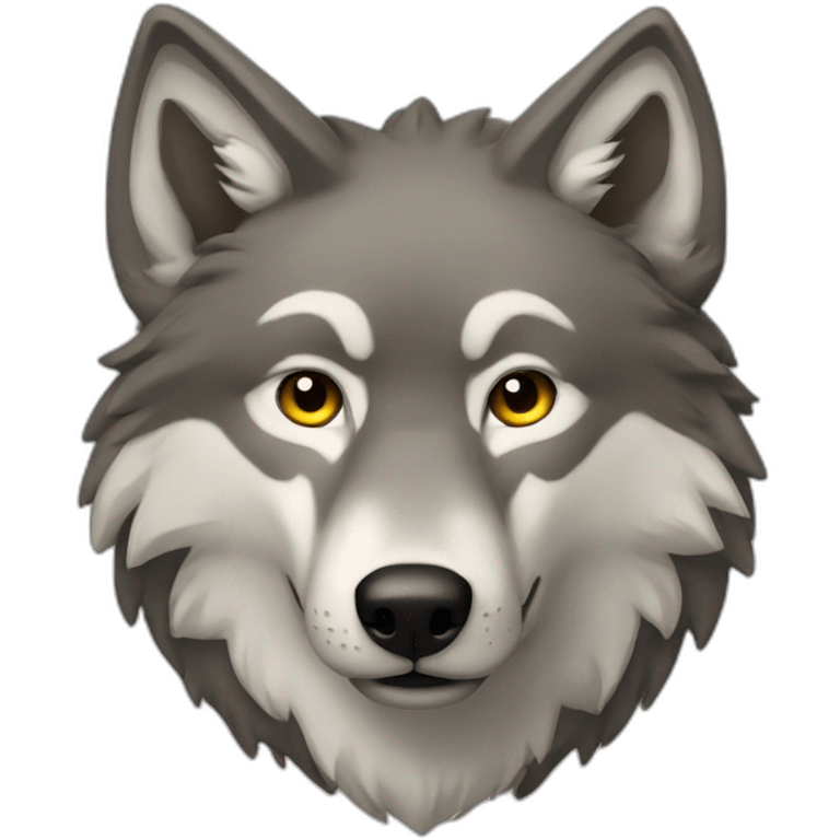 Wolf houling emoji