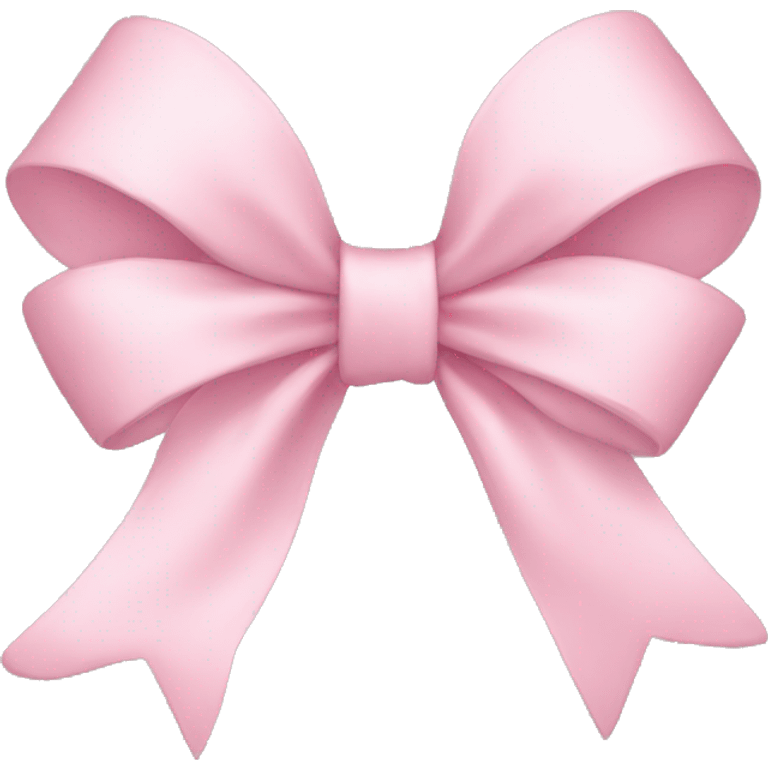 Light pink bow emoji