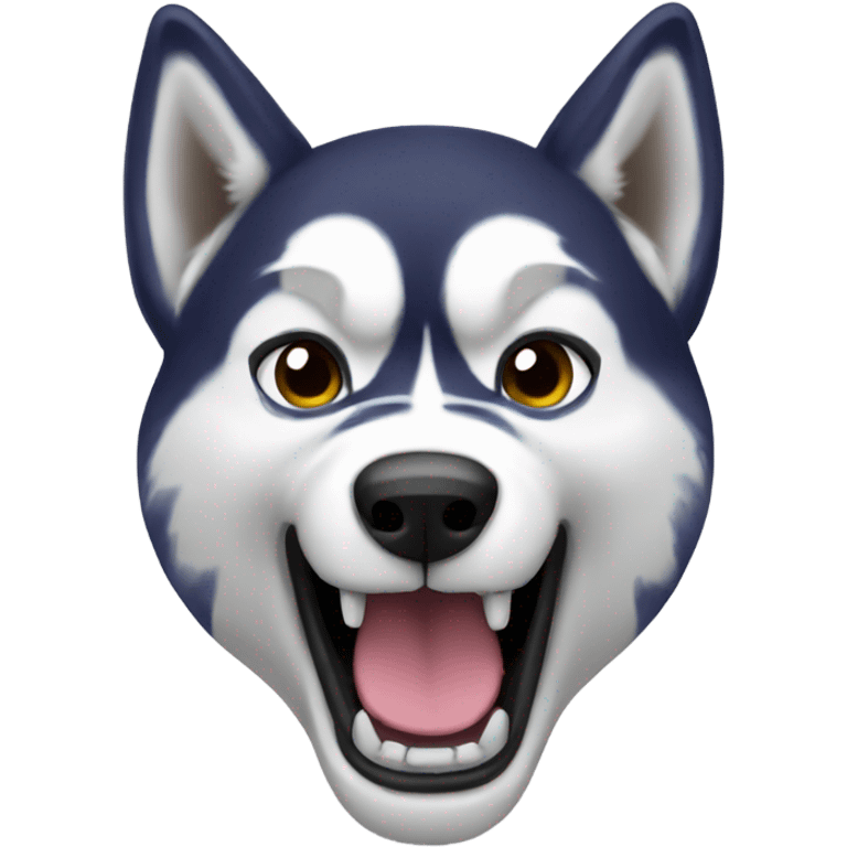 Husky football emoji