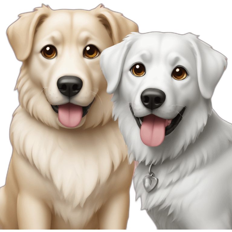 Chat et chien emoji