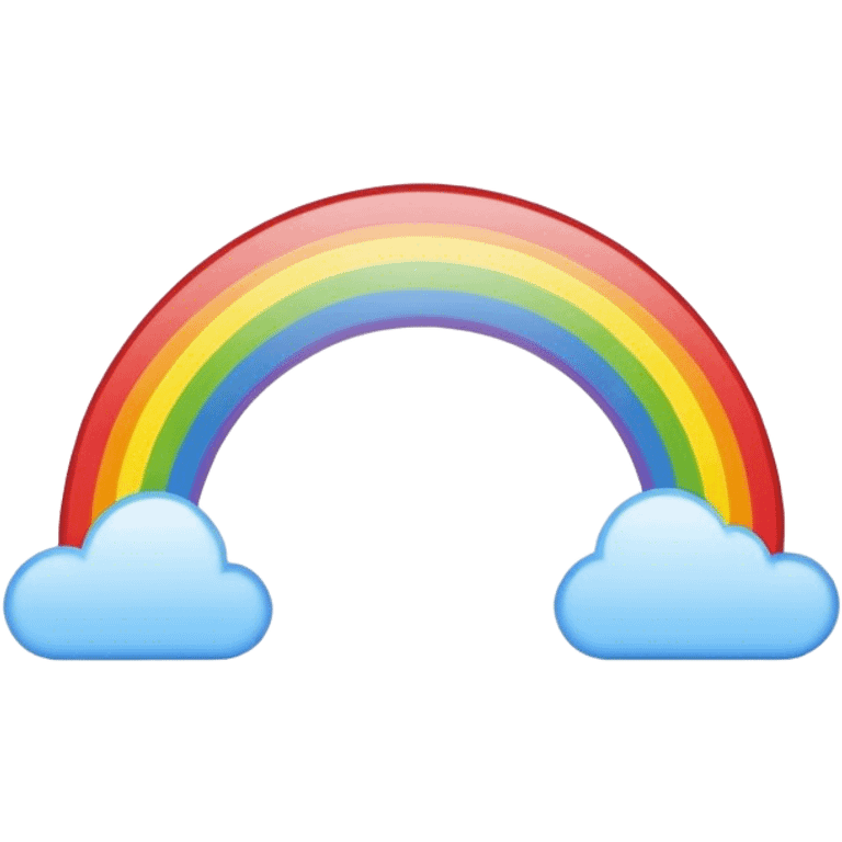 Cœur arc en ciel  emoji