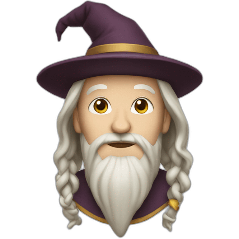 A wizard emoji