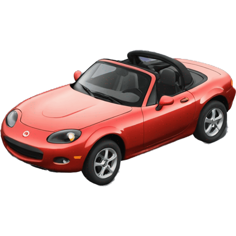 Mazda miata with up and down lights emoji