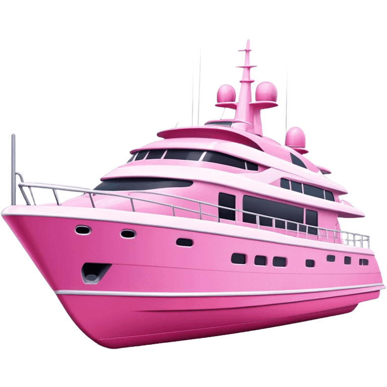 Barbie pink yacht emoji