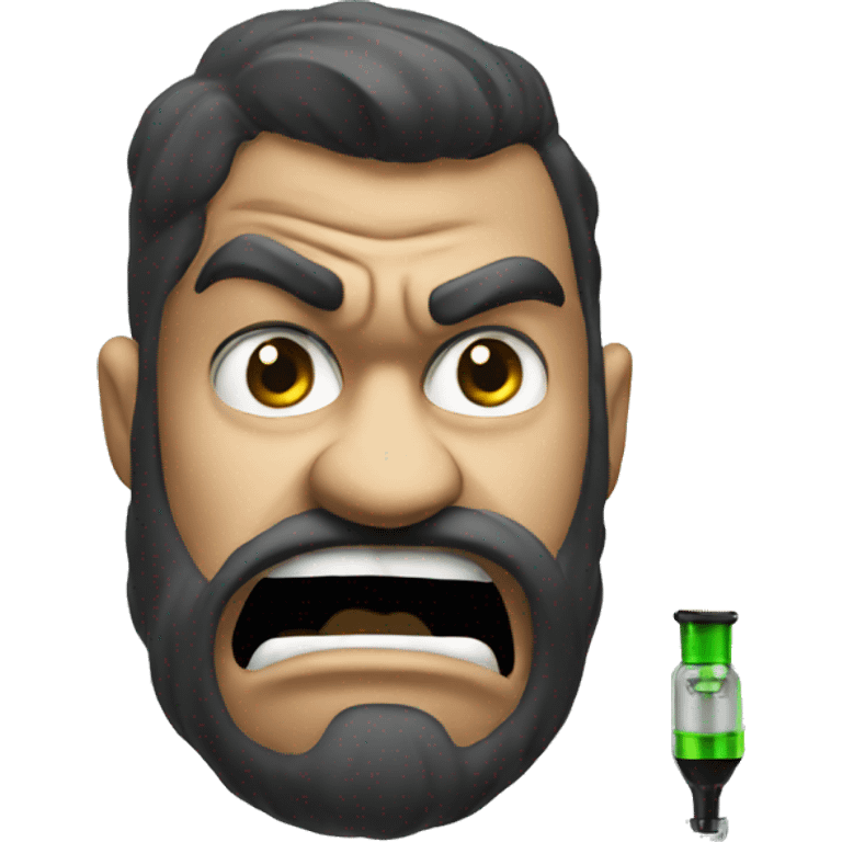 Angry vape emoji