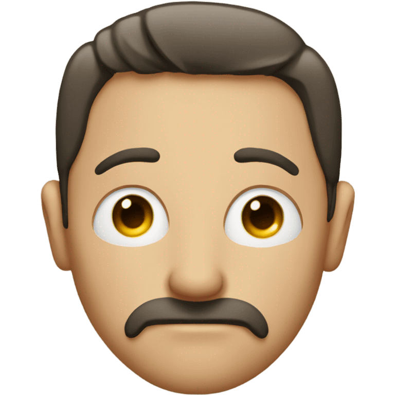 An eye in the middle of a man's head emoji