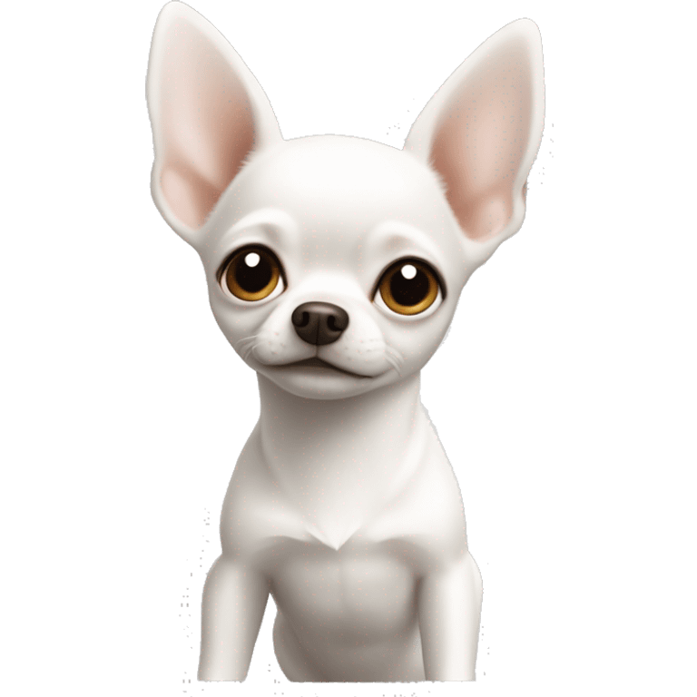 White Chihuahua￼ emoji