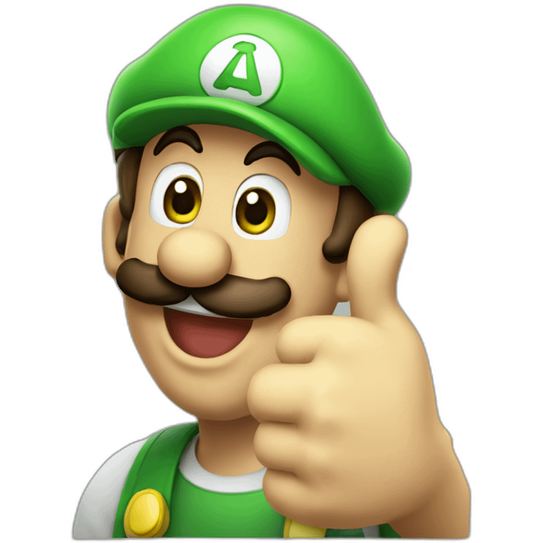 luigi thumbs up emoji