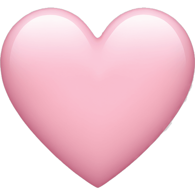 light pink heart emoji