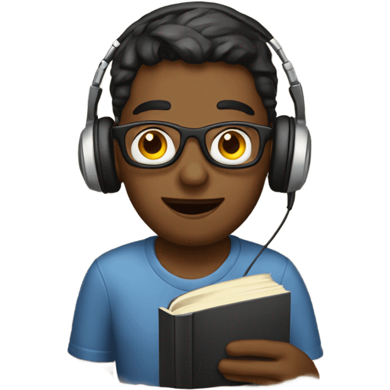 Audio book lover emoji