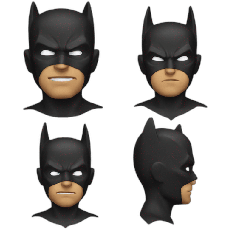 Bat man emoji