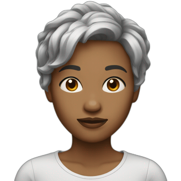 Woman short haïr emoji