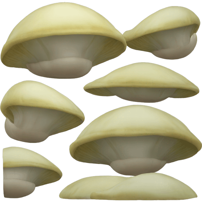 talking clam with tougue emoji