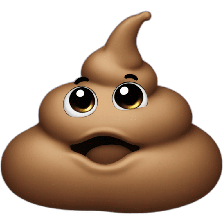 poop that makes kisses emoji