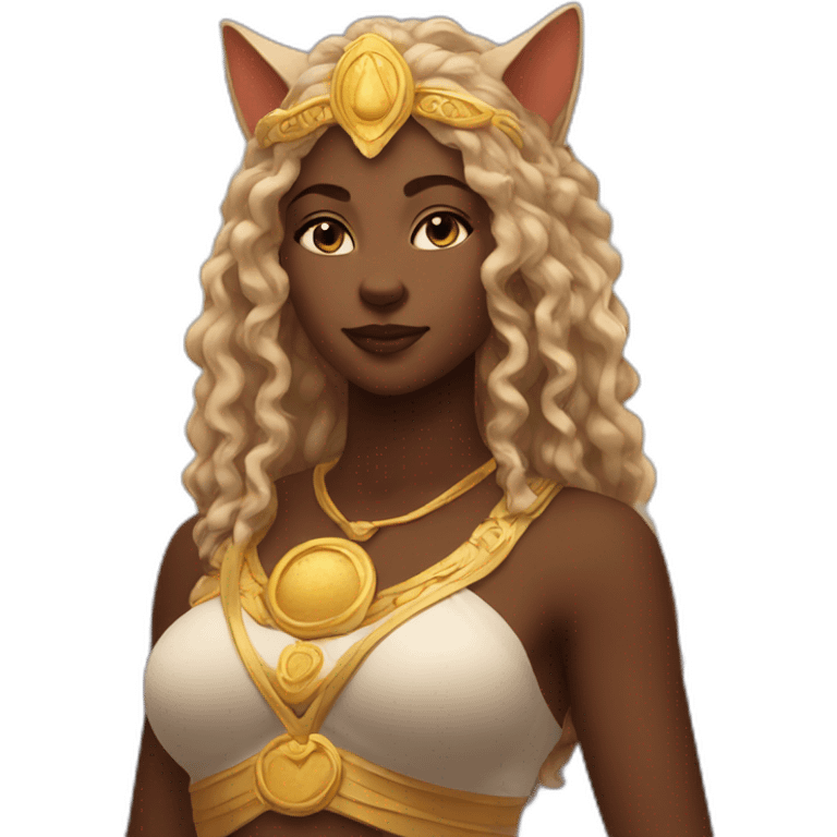 goddess of cat emoji