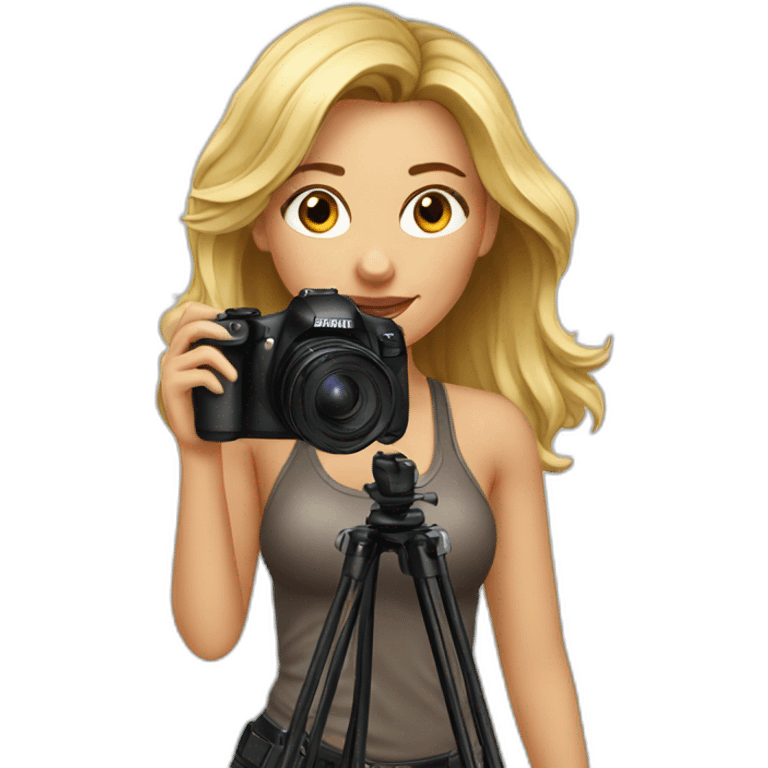 sexy girl photographer emoji