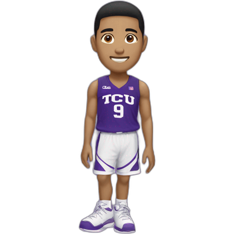 Tcu Asian Basketball player no.9 emoji