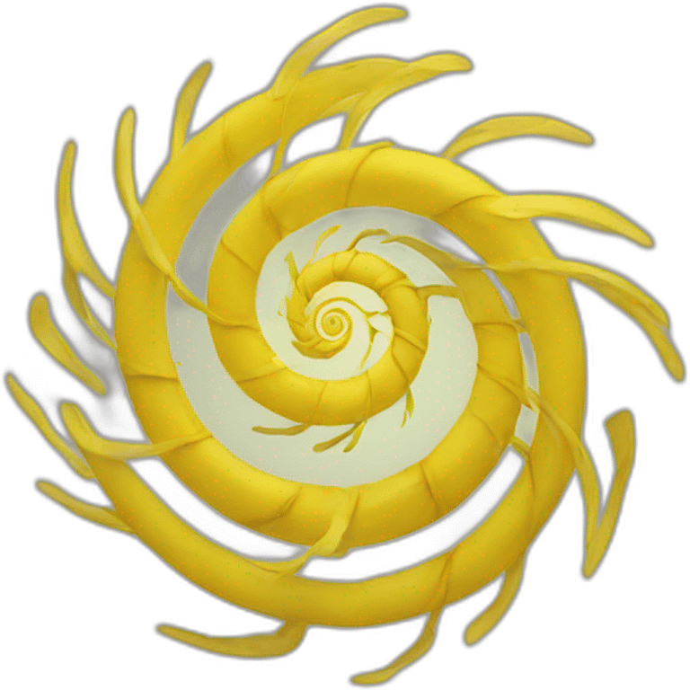 espiral amarilla emoji