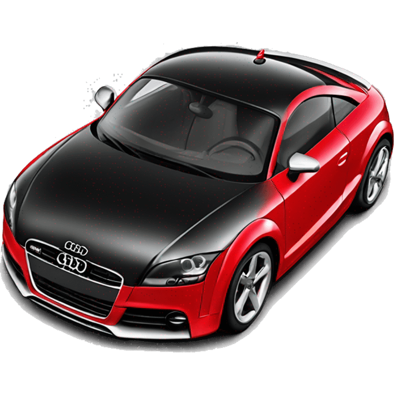 Audi tt rouge jante noir emoji