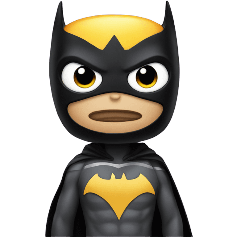 penguin superhero with batman  emoji