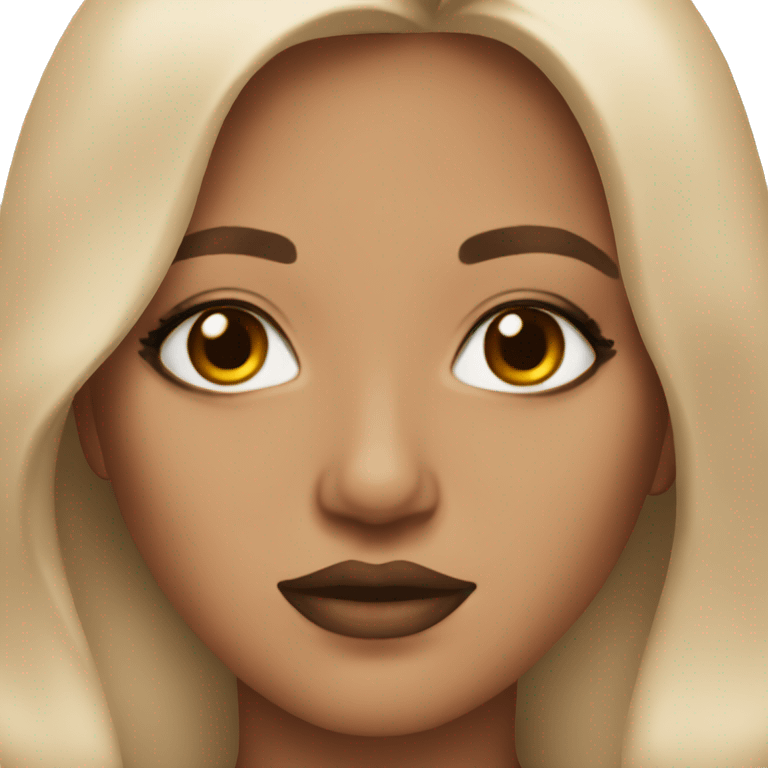 Beige asthetic make up emoji