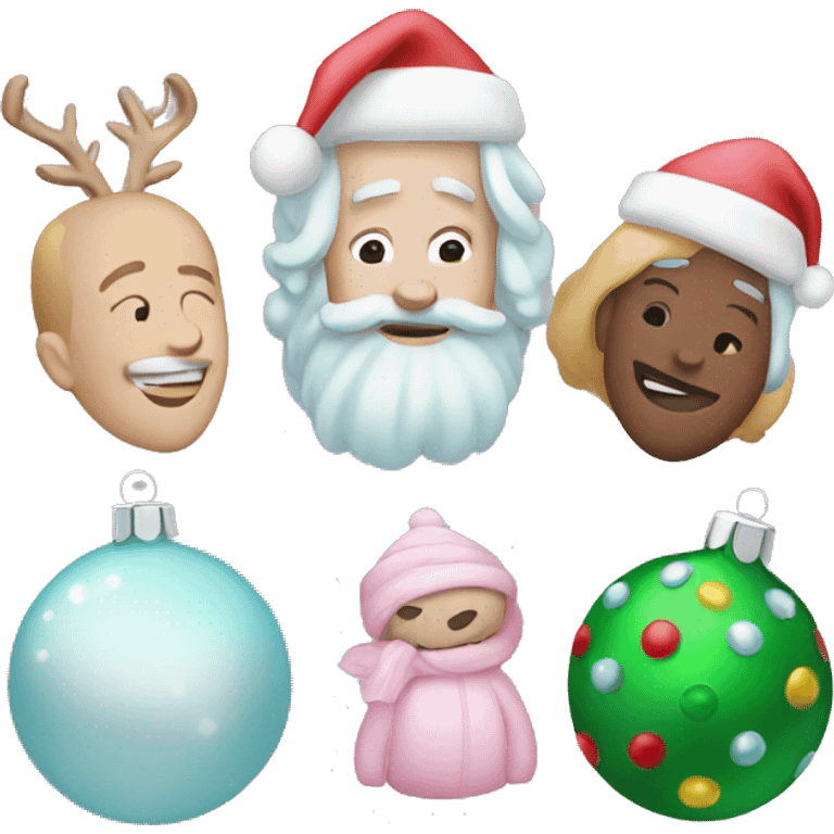 christmas pastel emoji