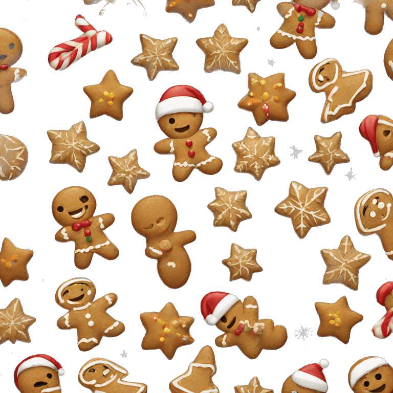 ginger bread christmas emoji