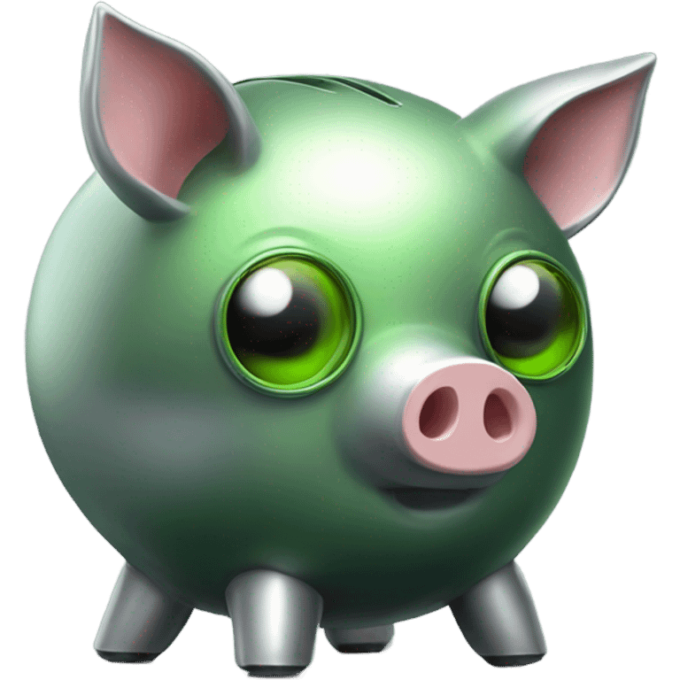 alien piggy bank emoji