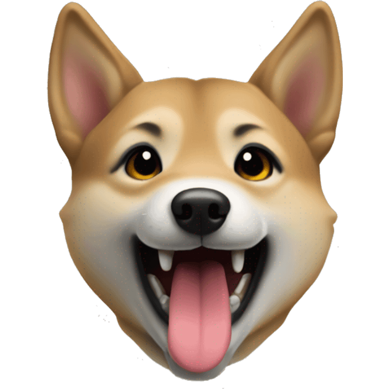 A Swedish Vallhund bites an ankle emoji