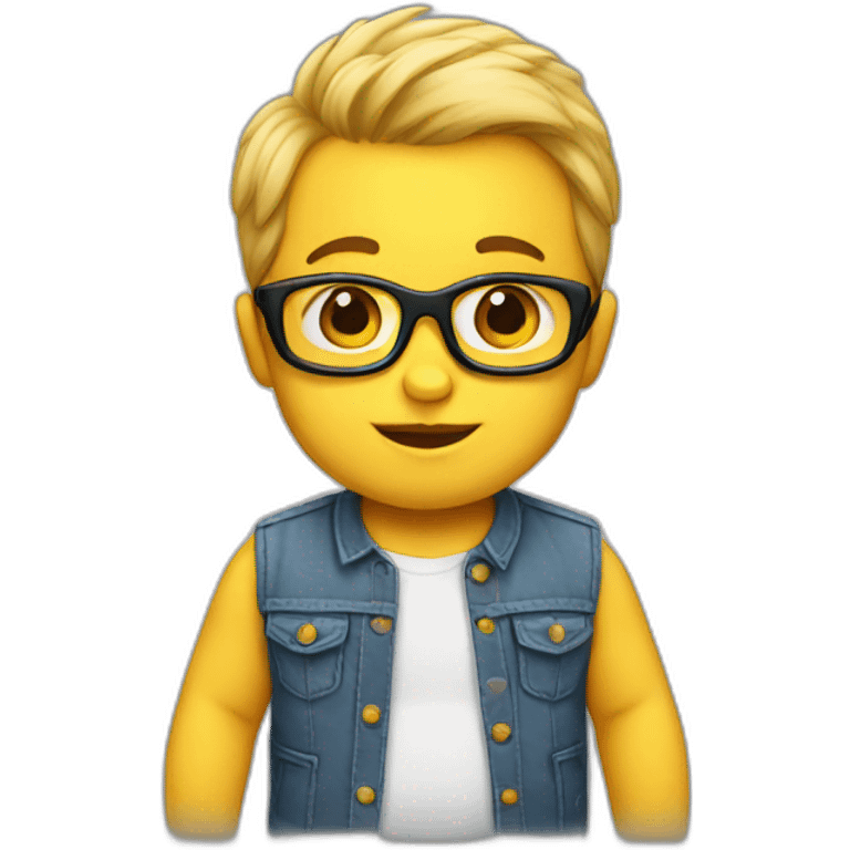 Baby geek  emoji