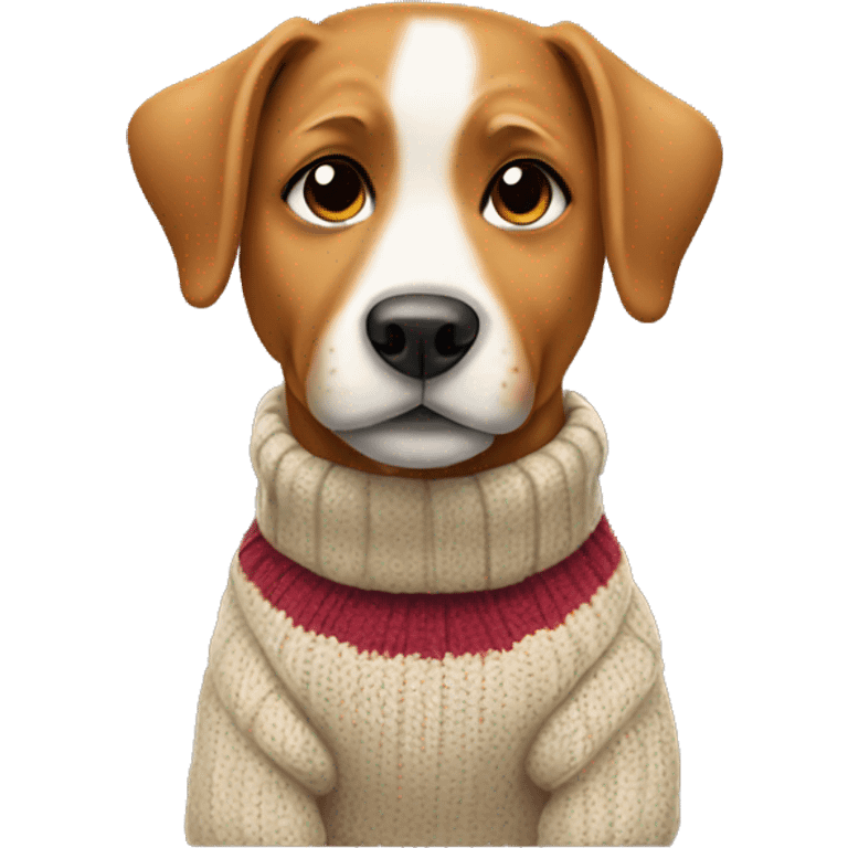 dog wearing a sweater  emoji