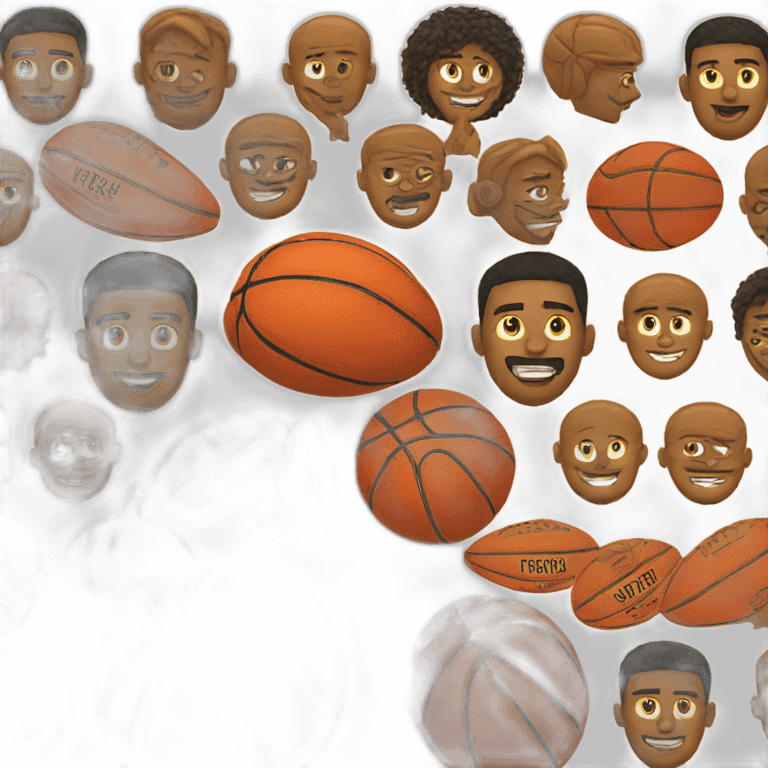 Basketball people emoji