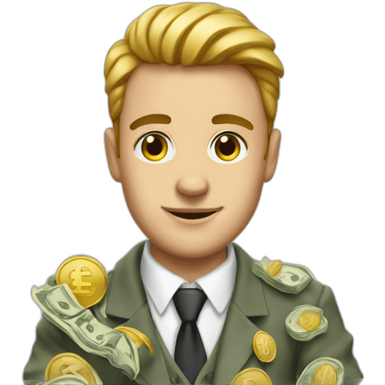 Money-maker-euro-boy emoji