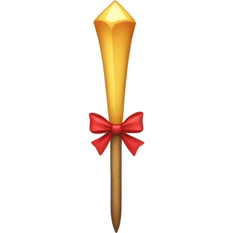 wand with red bow emoji