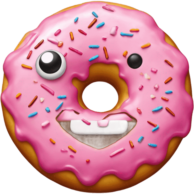 In love donut  emoji