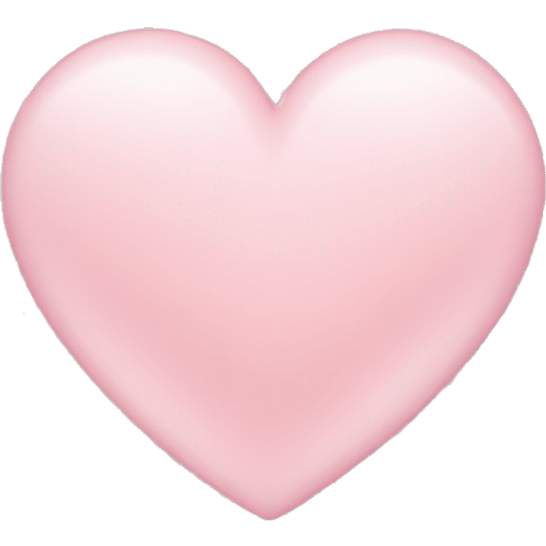 Light pink heart emoji