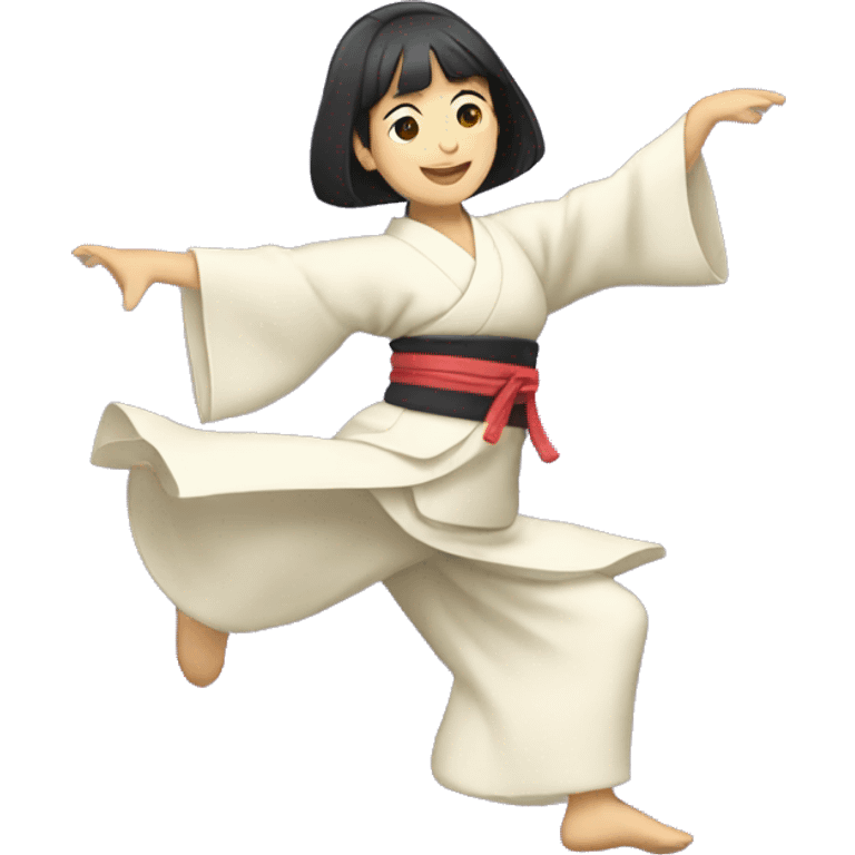 dancing japanese girl emoji