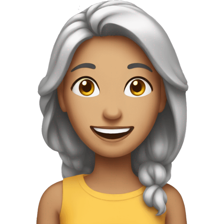 happy woman emoji