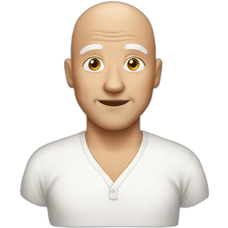 bald older white man emoji