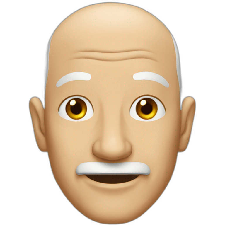 old bald guy emoji